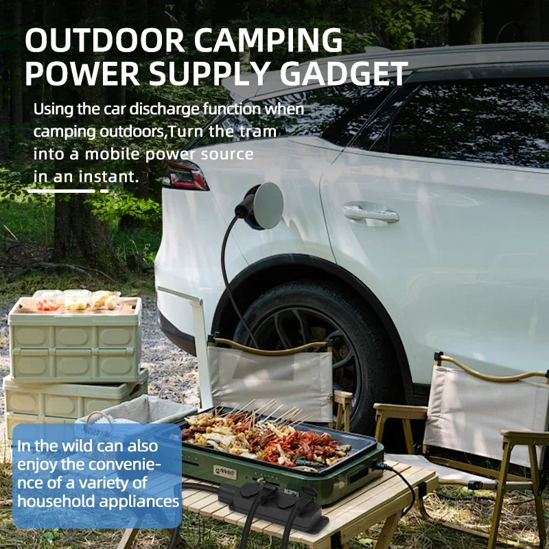 Cargador EV portátil para coch - Ac Outdoor Power reseña y precio