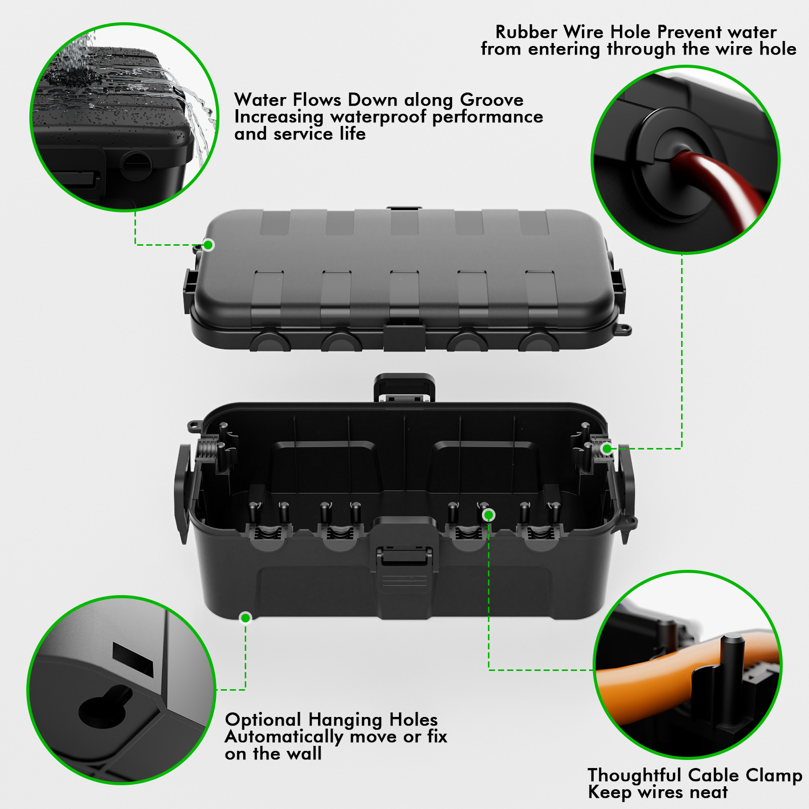 Caja Eléctrica para Exteriores - Outdoor Use Power Strip reseña y precio